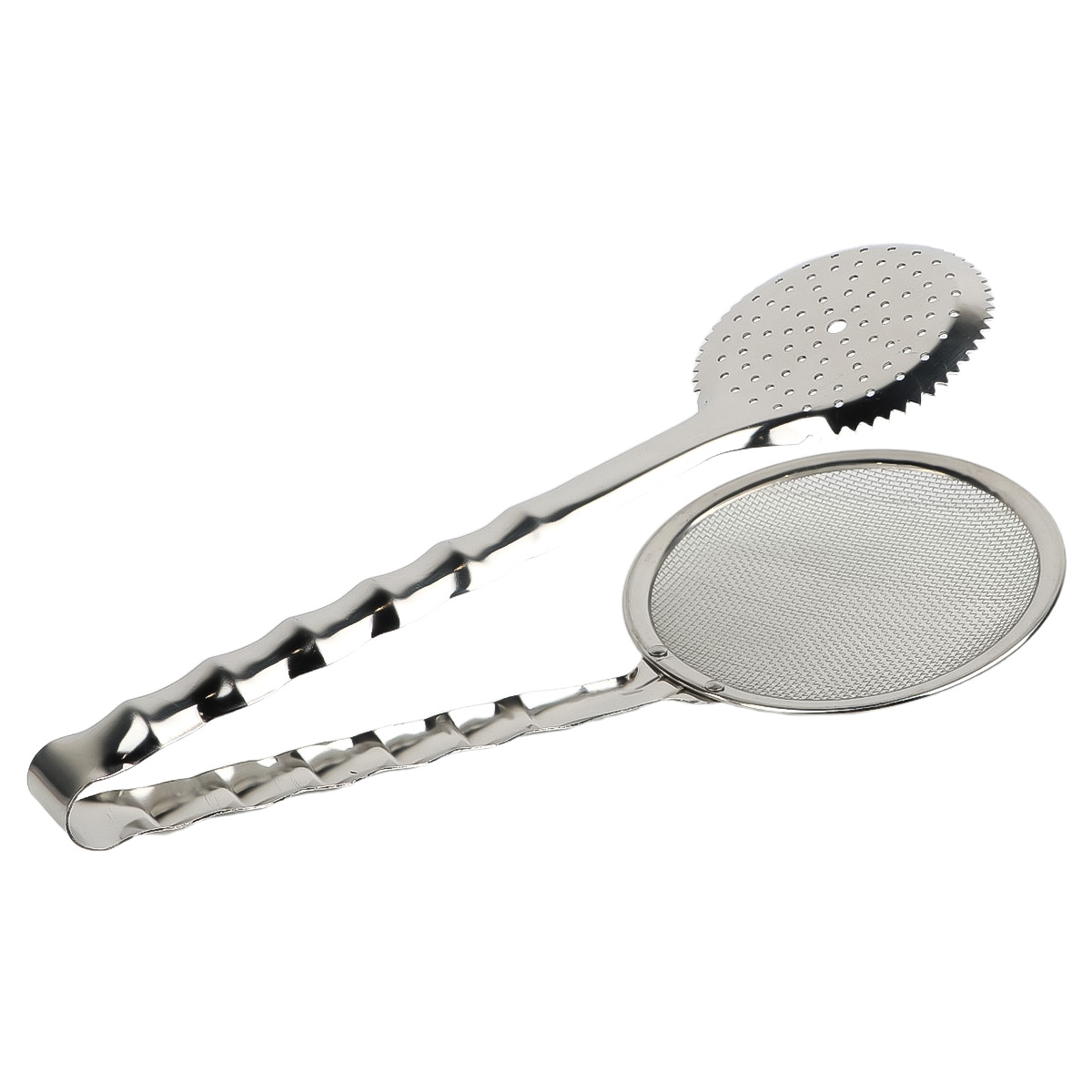 Tong with Steel Strainer