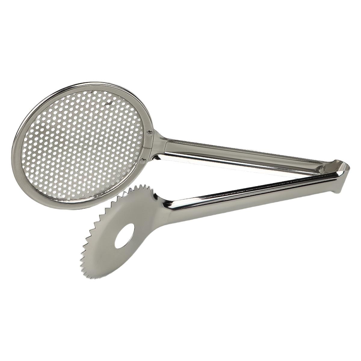 Tong with Steel Strainer