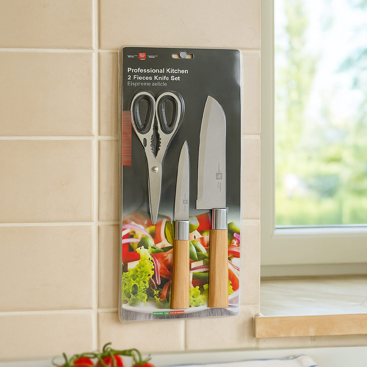 Professional Kitchen Knife & Scissors Set