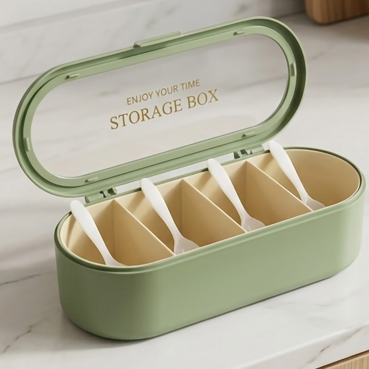 Spice Box 4 Compartment