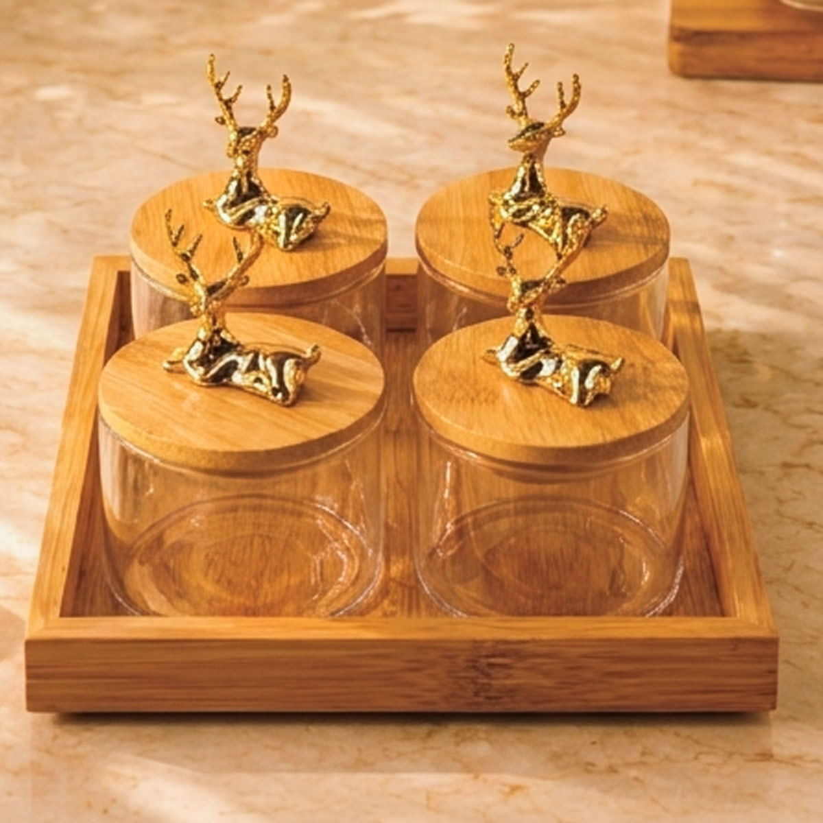 Bamboo Spice Set 4 Piece