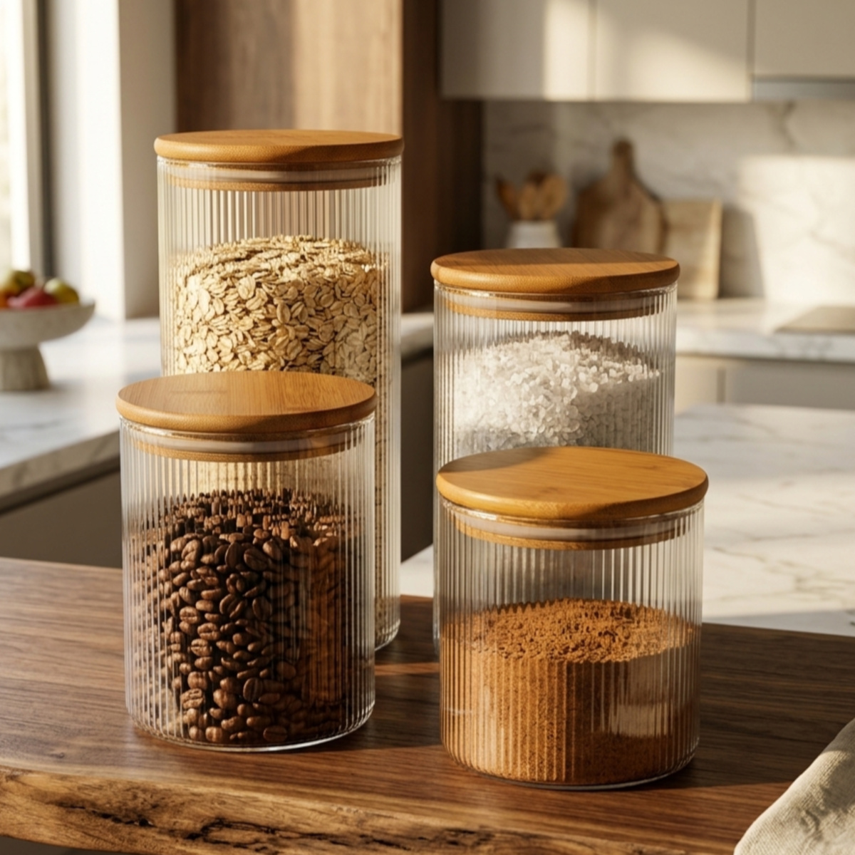 Glass Jar Set