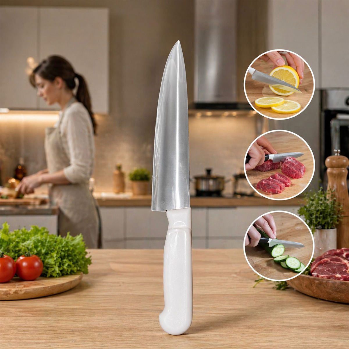 Knife Plastic Handle