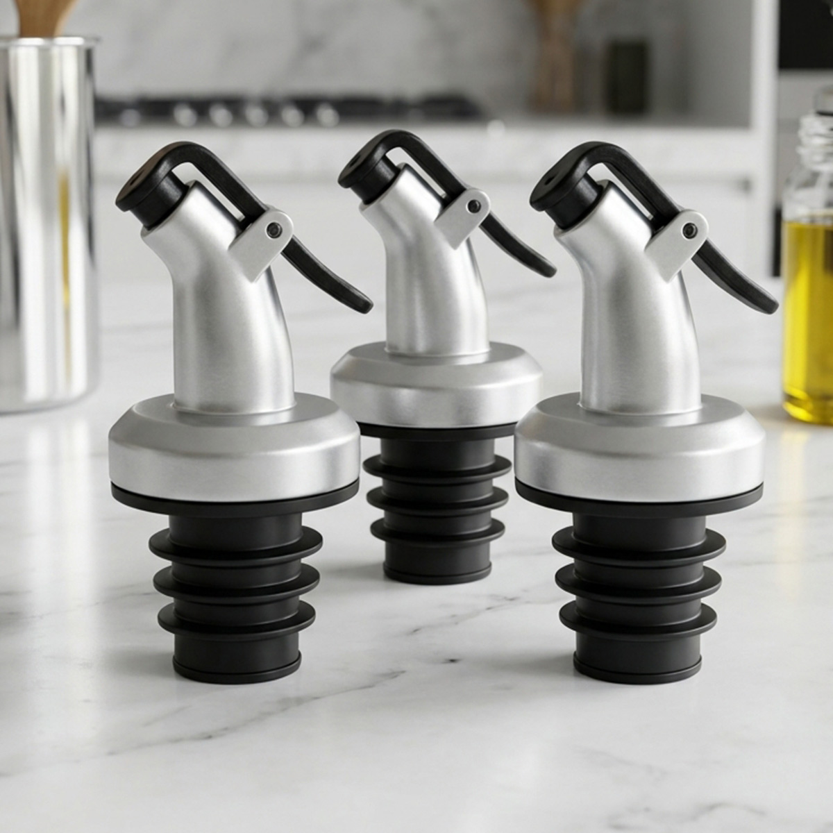 Bottle Stopper Set 3 Piece