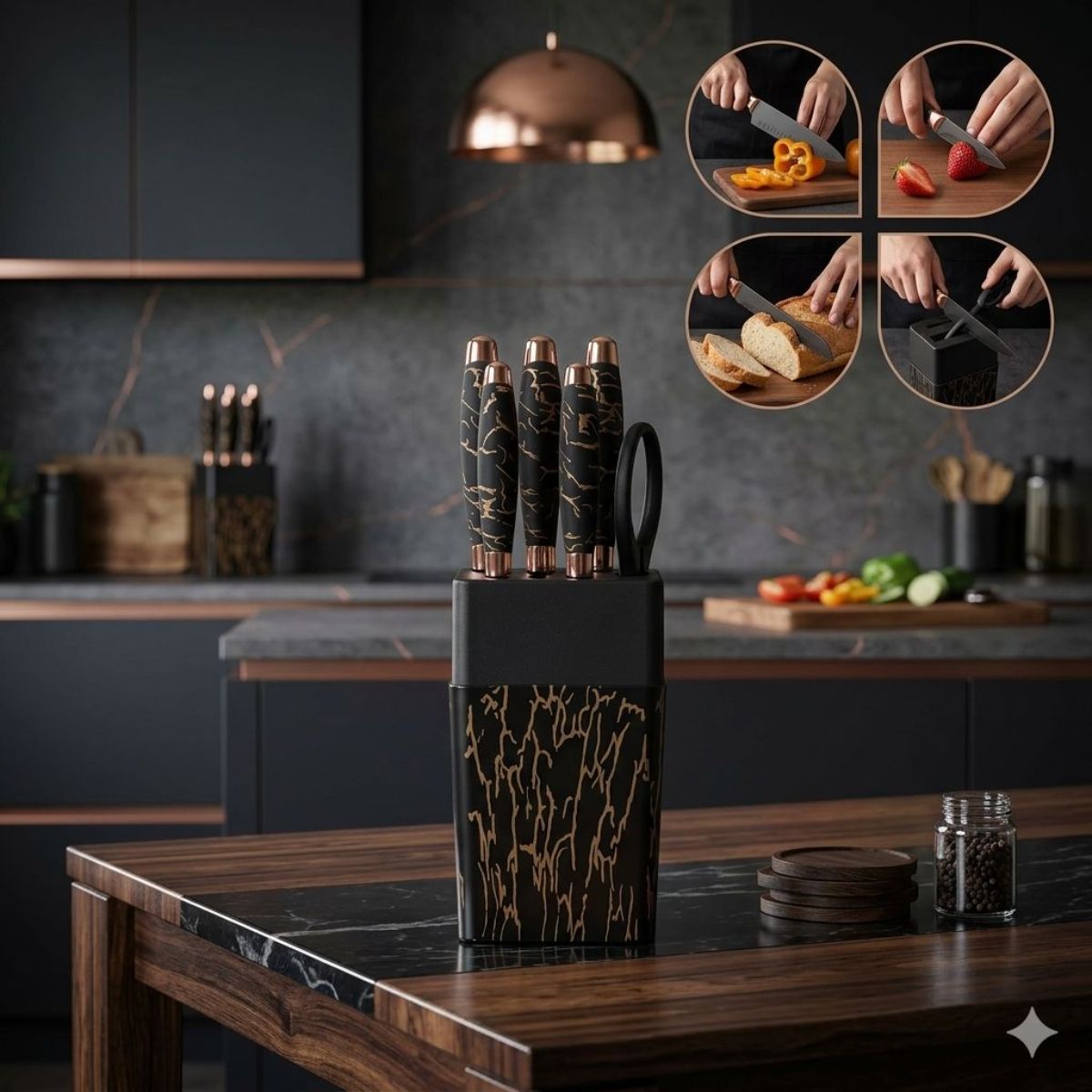 Kitchen Knife Set 7 Piece