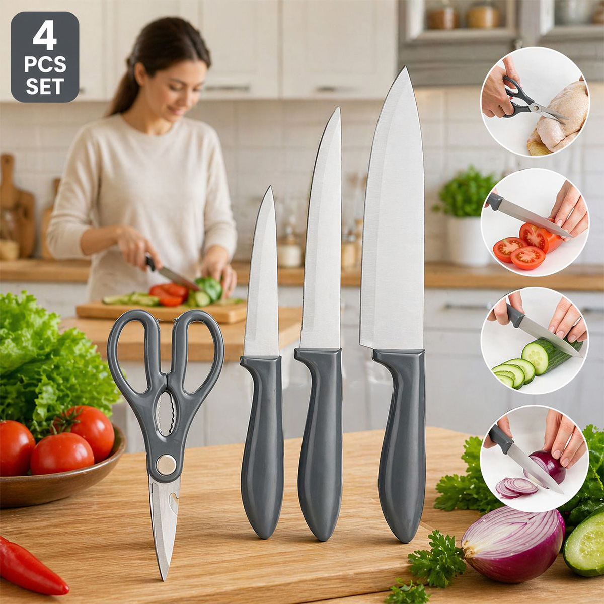 Knife Set 4 Piece