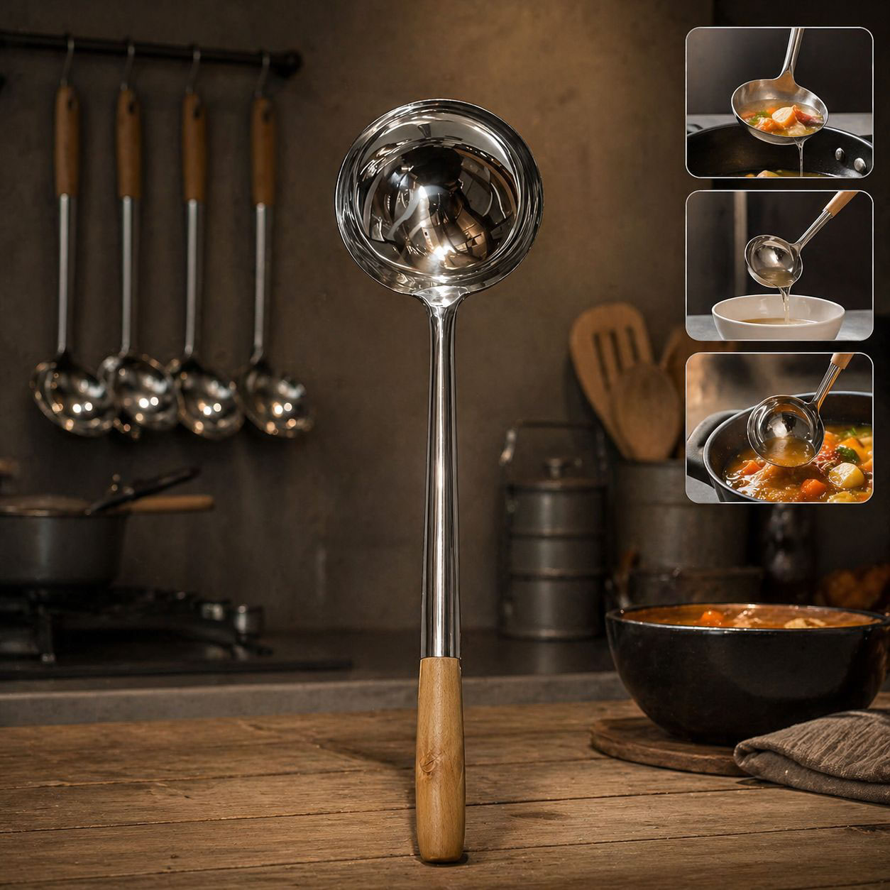 Stainless Steel Ladle Spoon