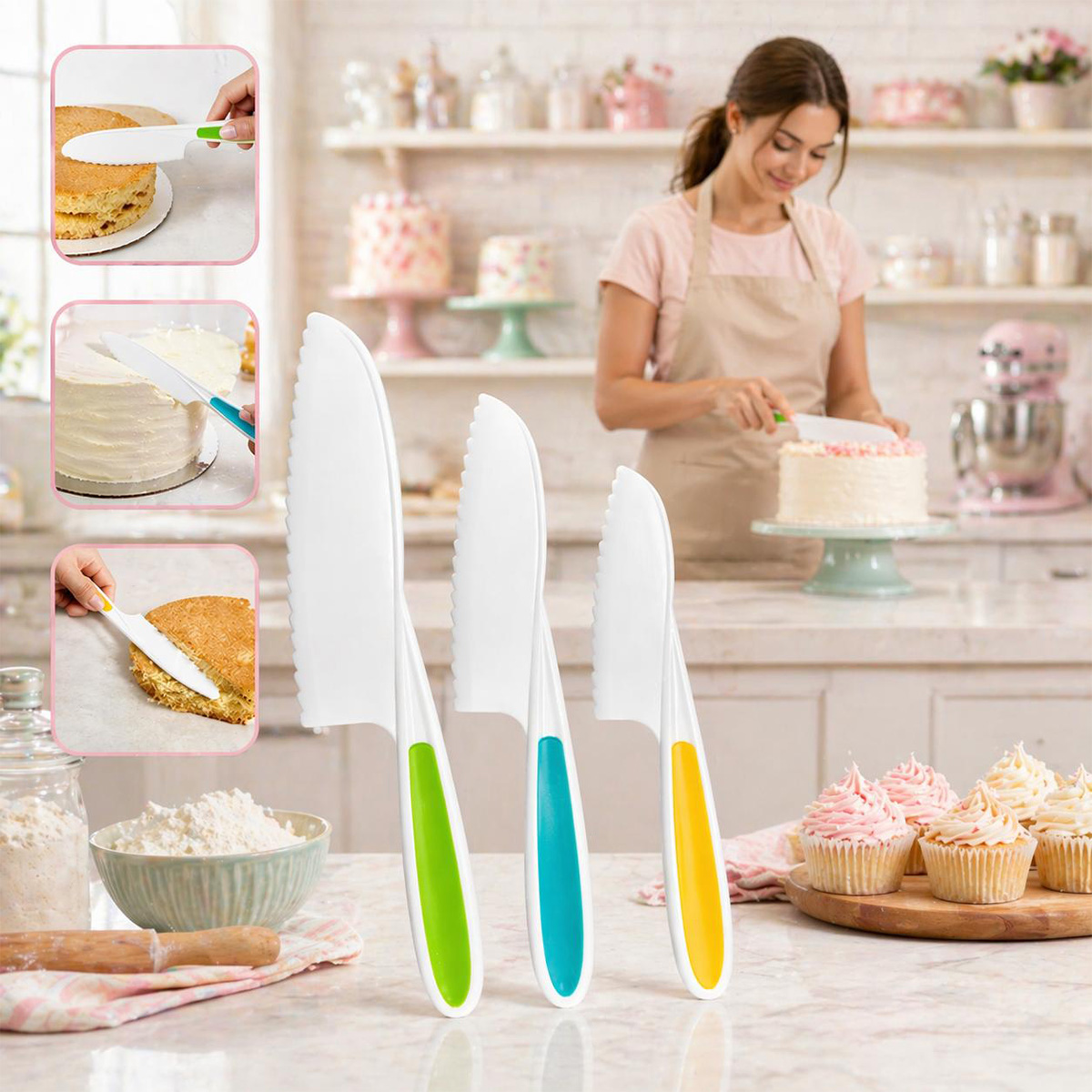 Plastic Cake Cutter Knife