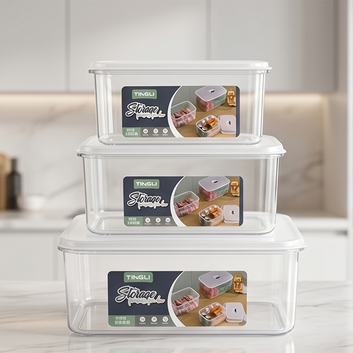 Food Container Set 3 Piece