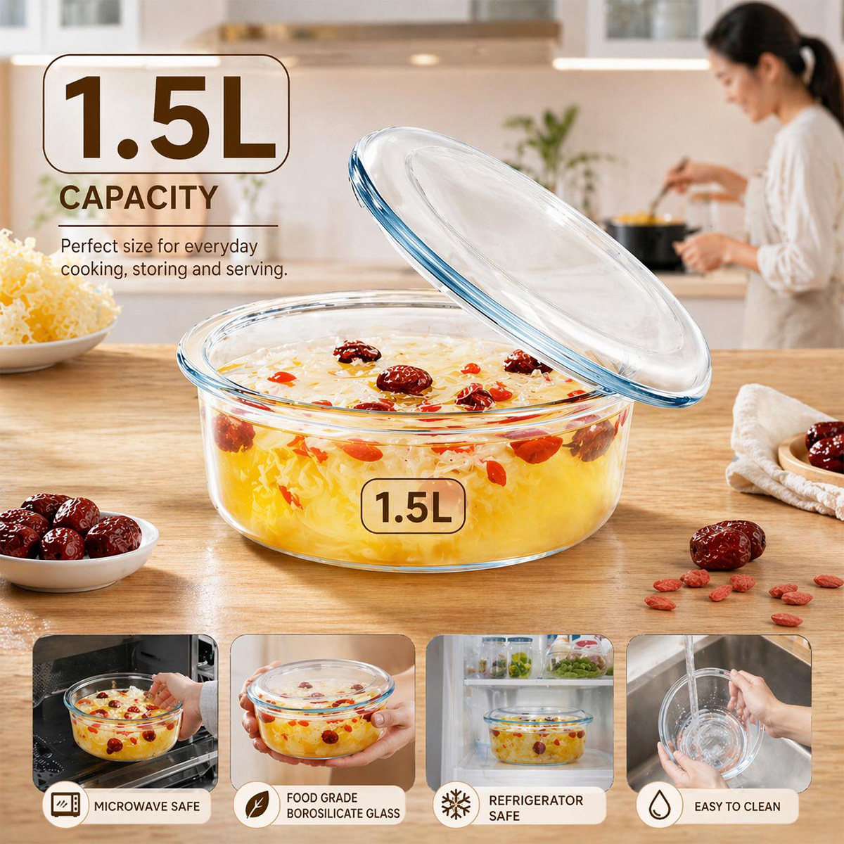 Oven Bowl with Lid