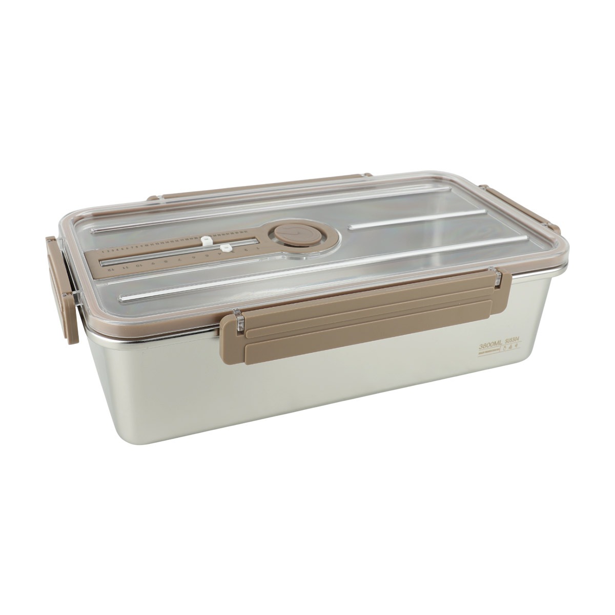 Stainless Steel Storage Box 3800ml