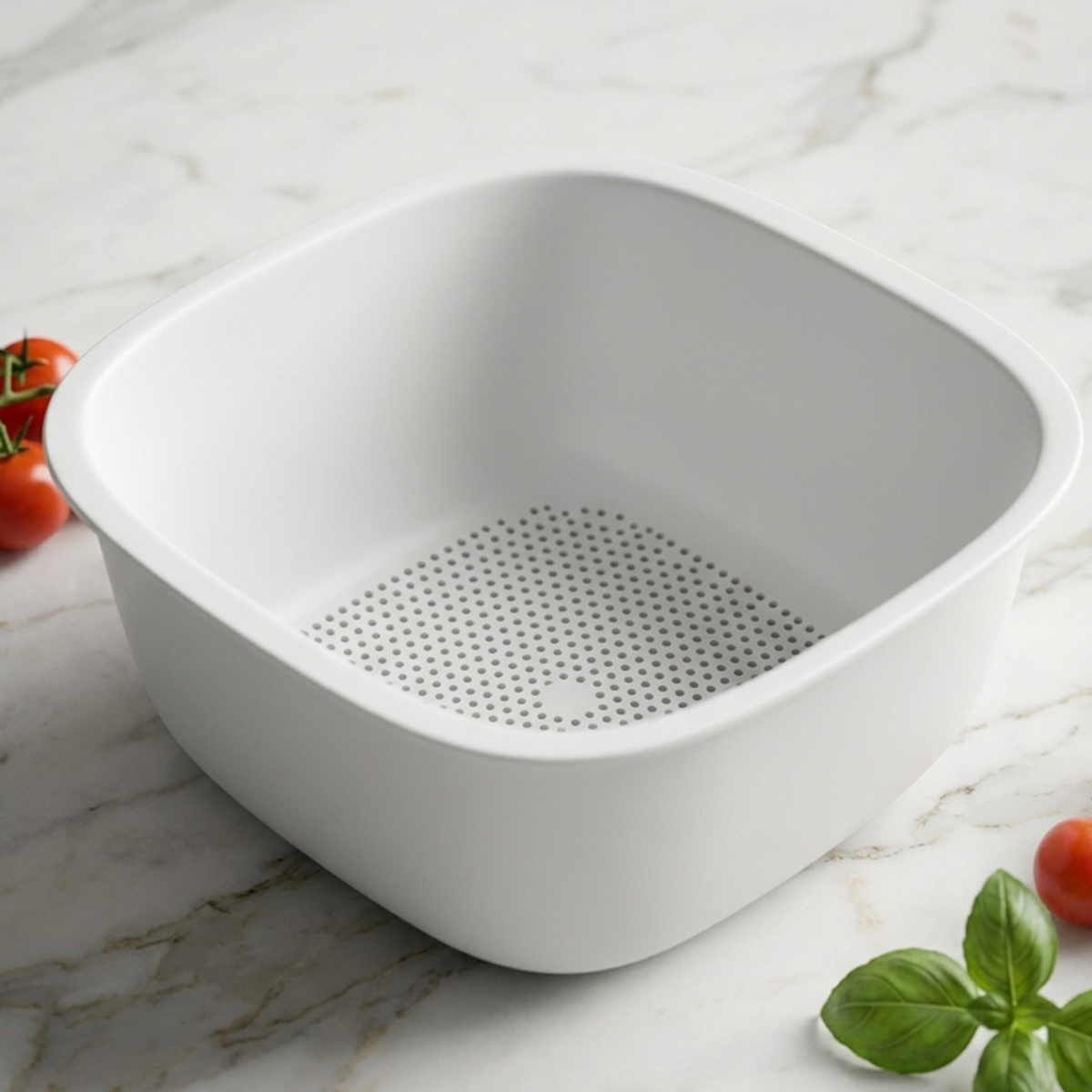 PET Bowl with Strainer