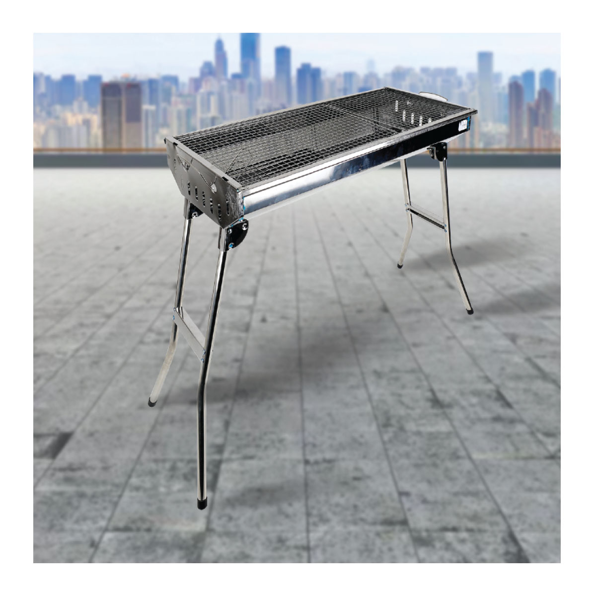 Folding BBQ Stand