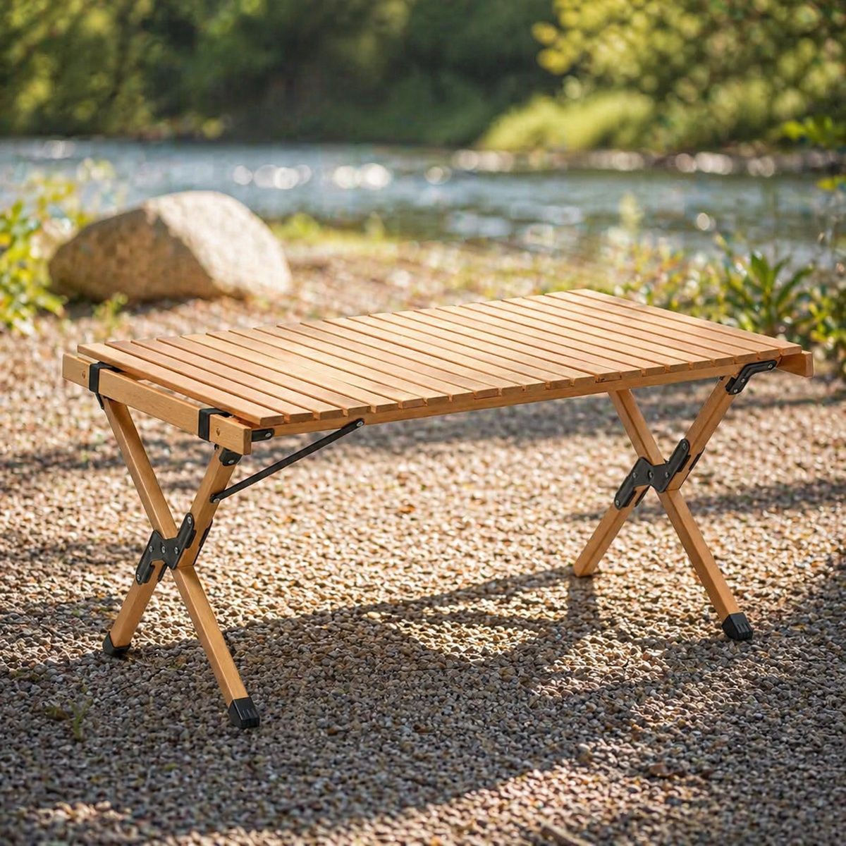Folding Camping Table 190x60x44cm