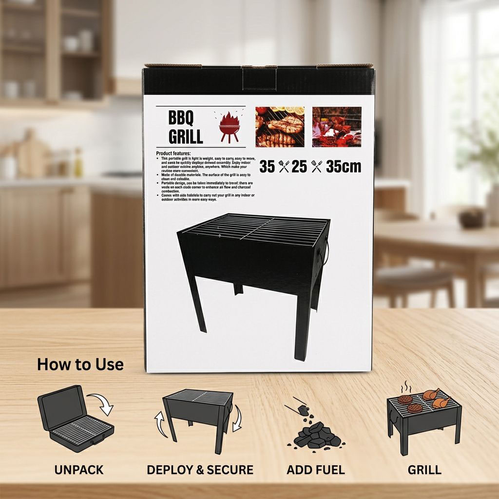 BBQ Stand 35x25x35