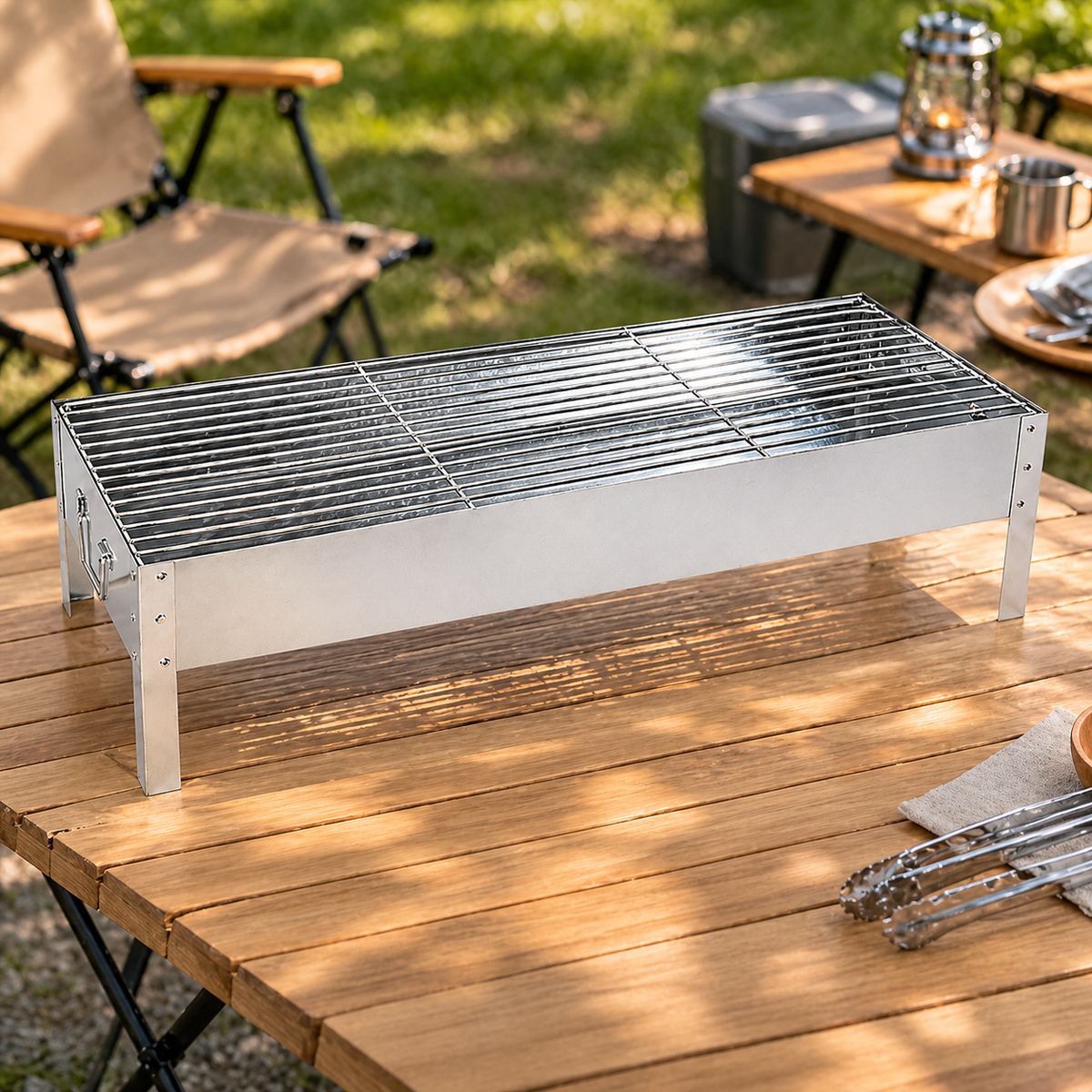 Large Iron Grill 76.5x26x15