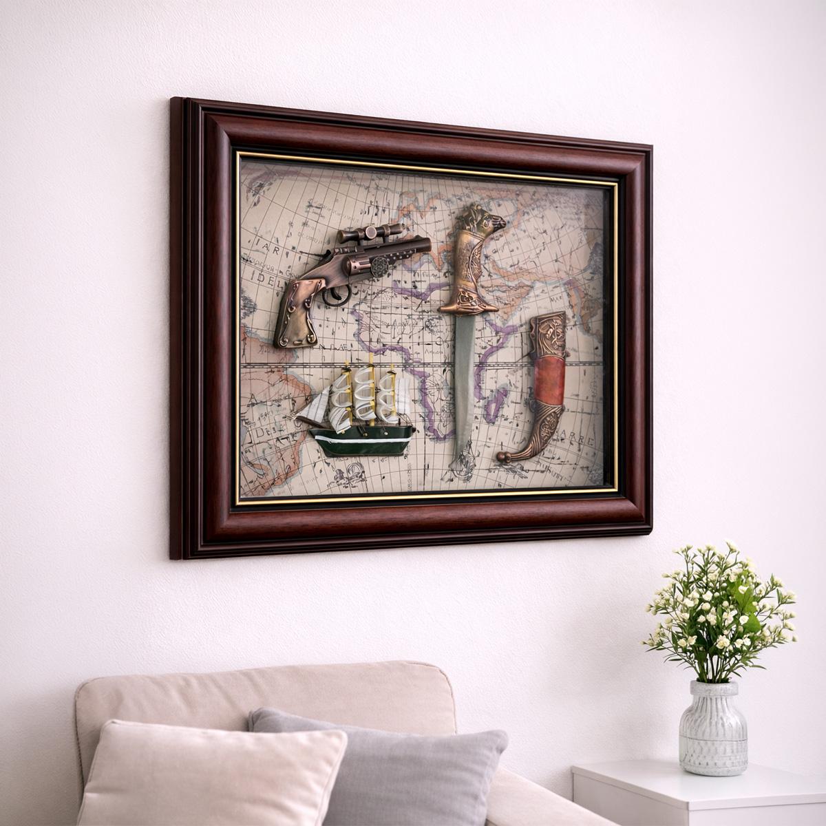 Gun Display Frame