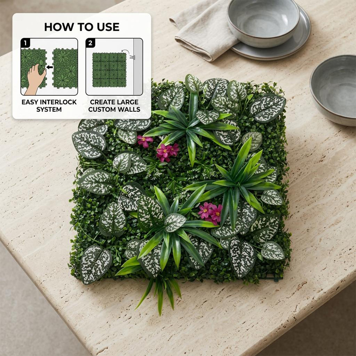 Green Wall 50x50cm