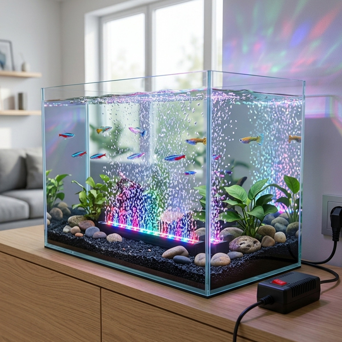 LED Aquarium Plant 25cm 1W