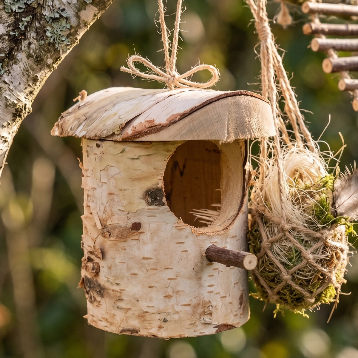 Wooden Bird House