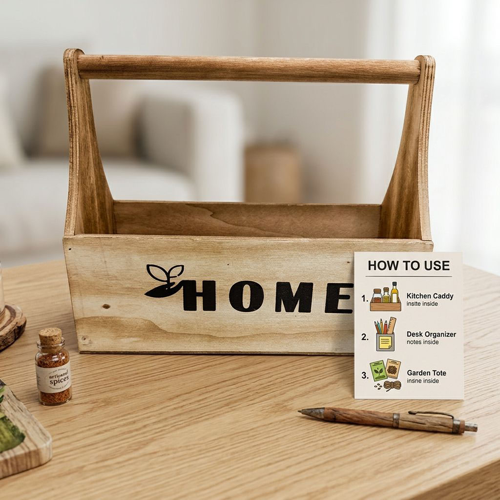 Wooden Flower Pot