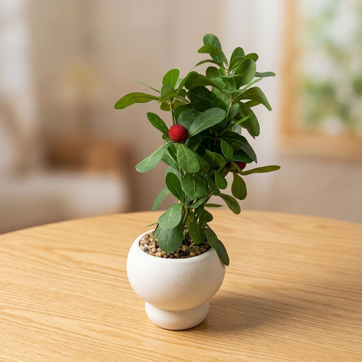 Artificial Tree with Flower