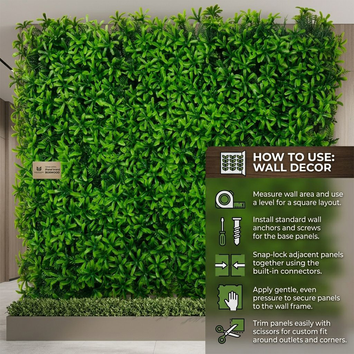 Green Wall 40x60cm