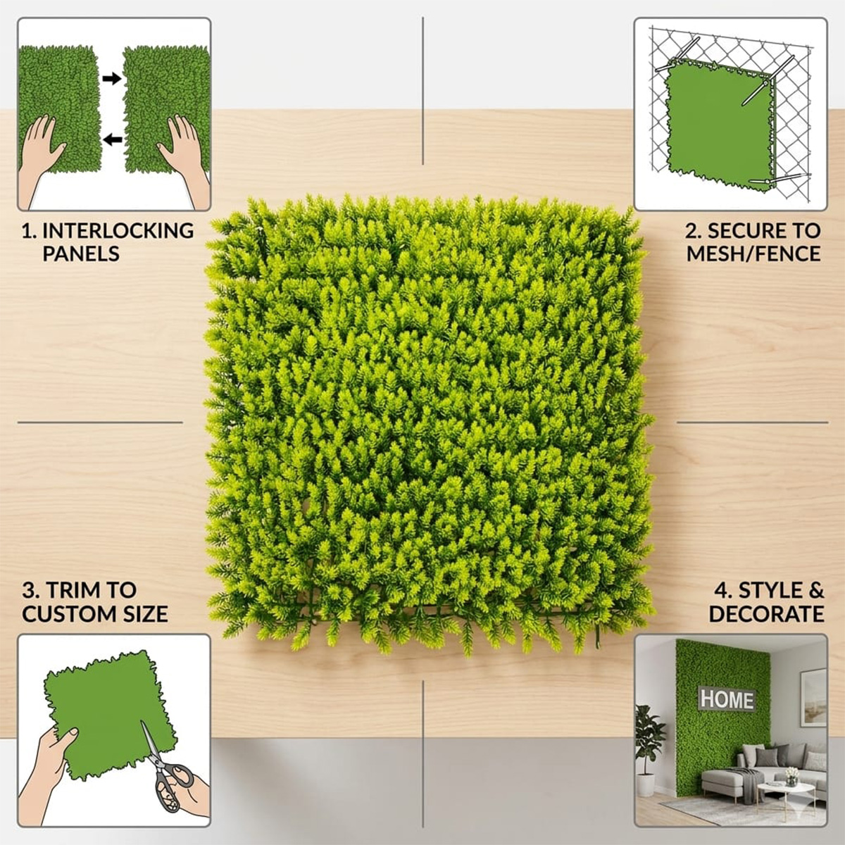 Green Wall 40x60cm
