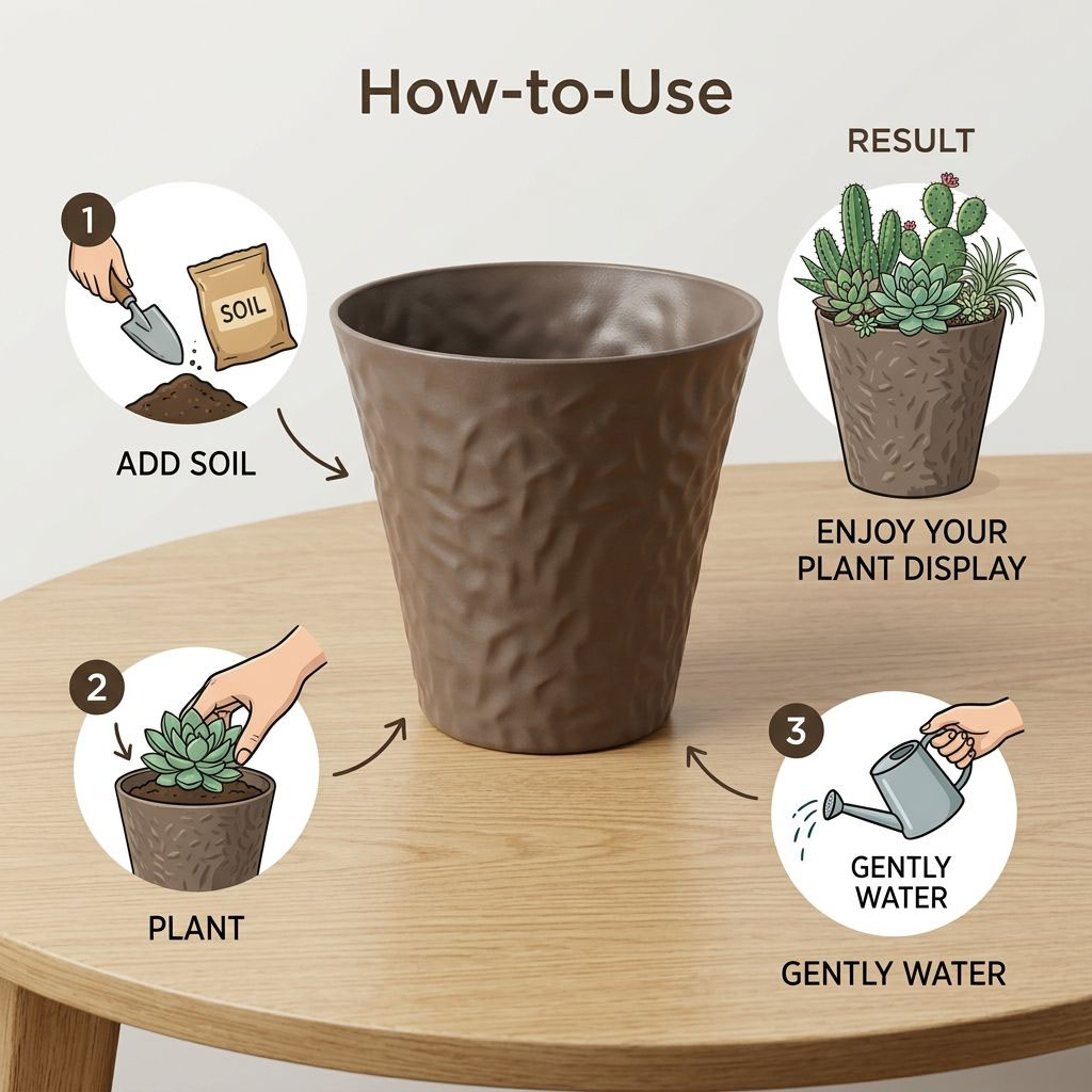 Plastic Flower Pot