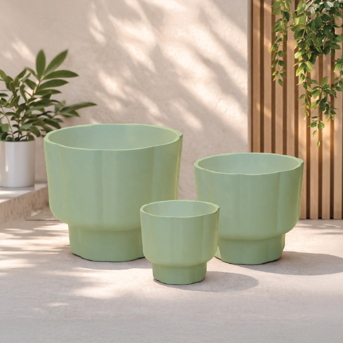 Ceramic Flower Pot Set 3 Piece