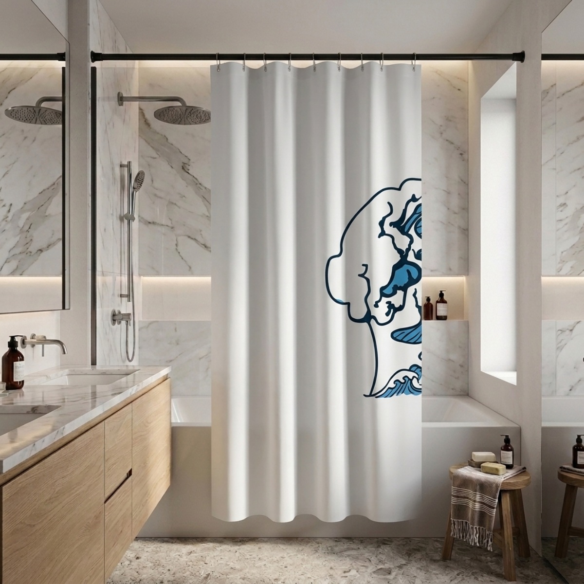 Shower Curtain 180x180cm