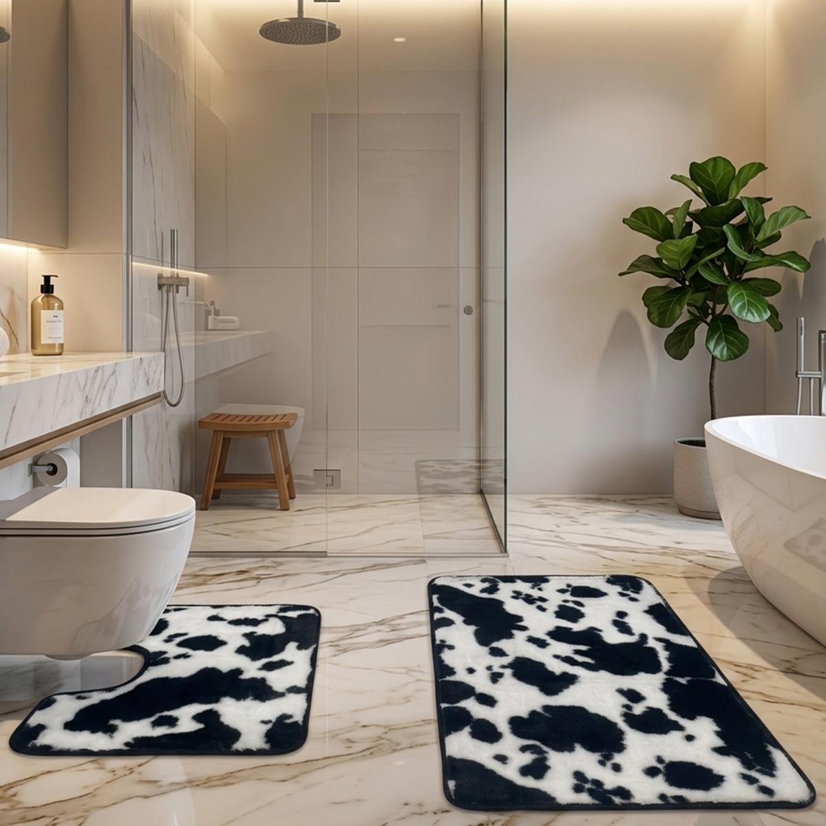 Bath Mat Set 2 Piece