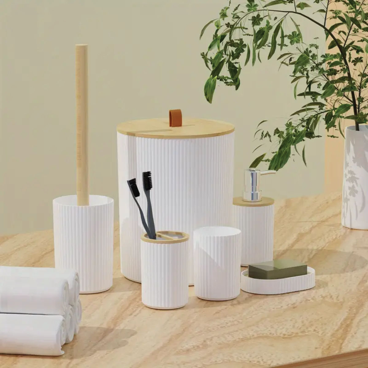Bathroom Set 6 Piece
