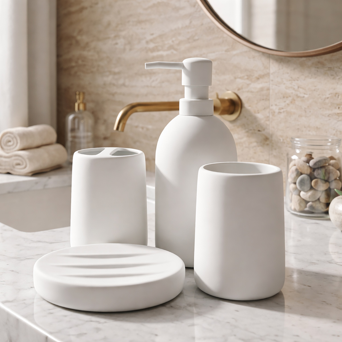 Bathroom Set 4 Piece