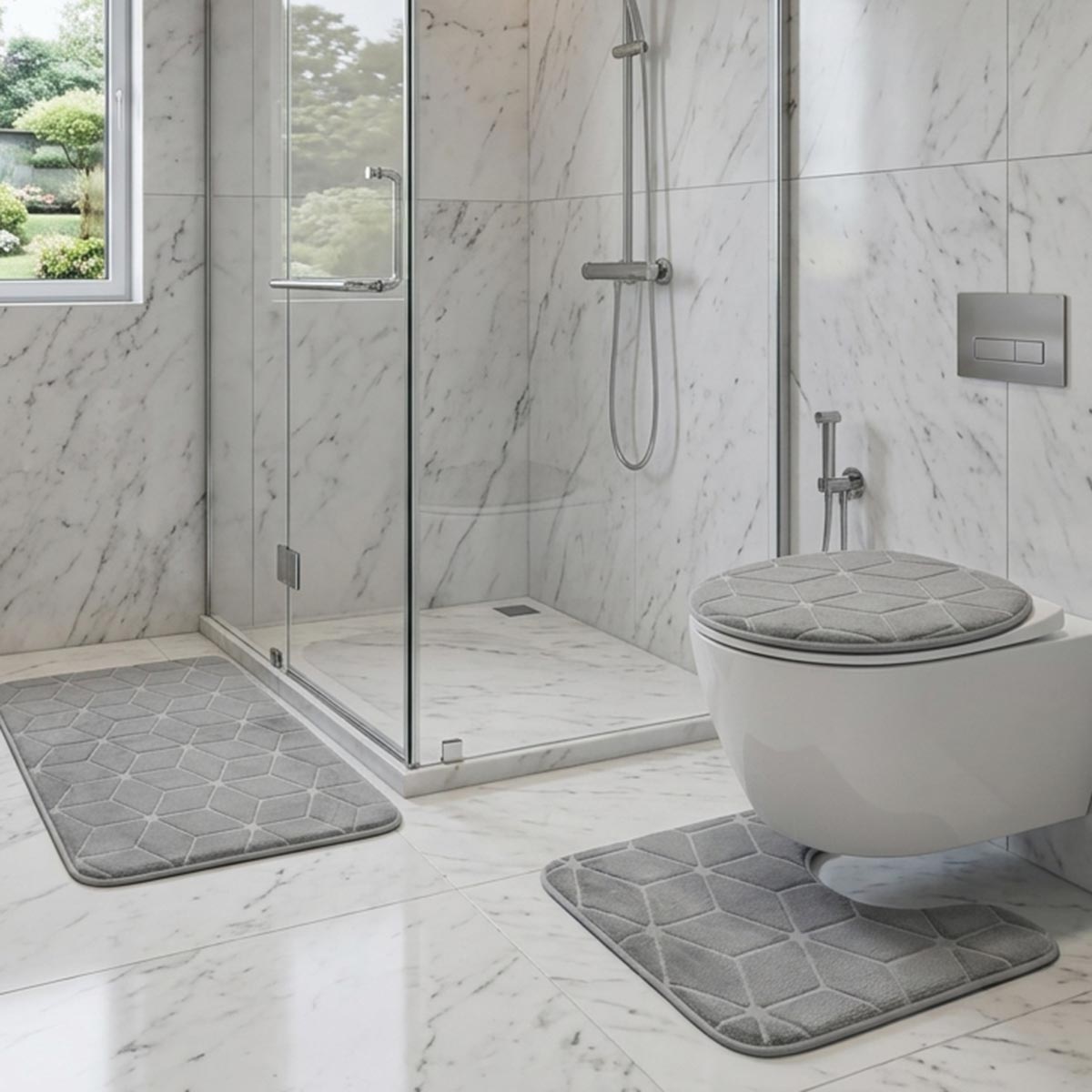 Bath Mat Set 3 Piece