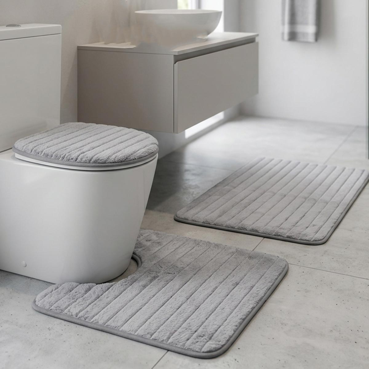 Bath Mat Set 3 Piece