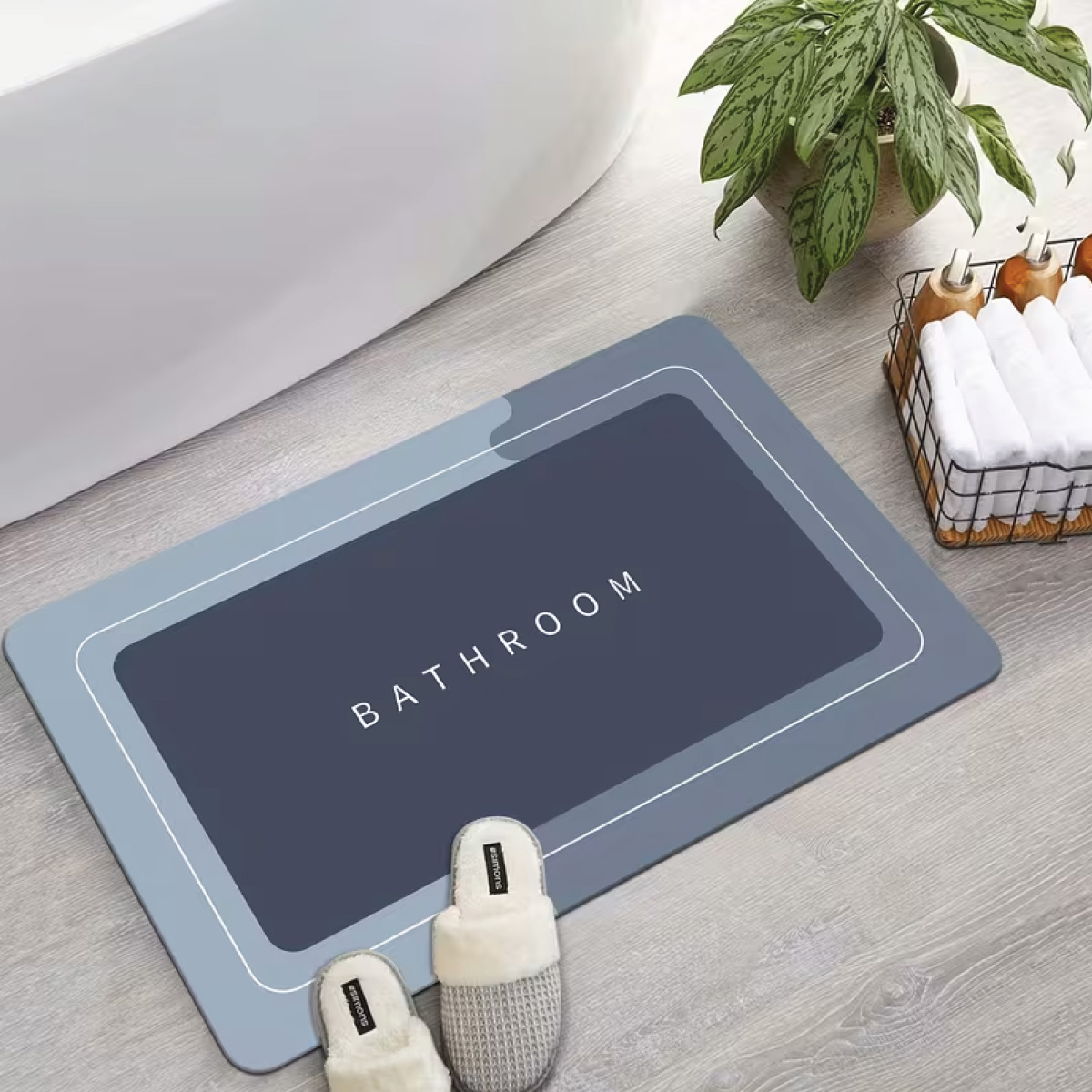 Oval Bath Mat