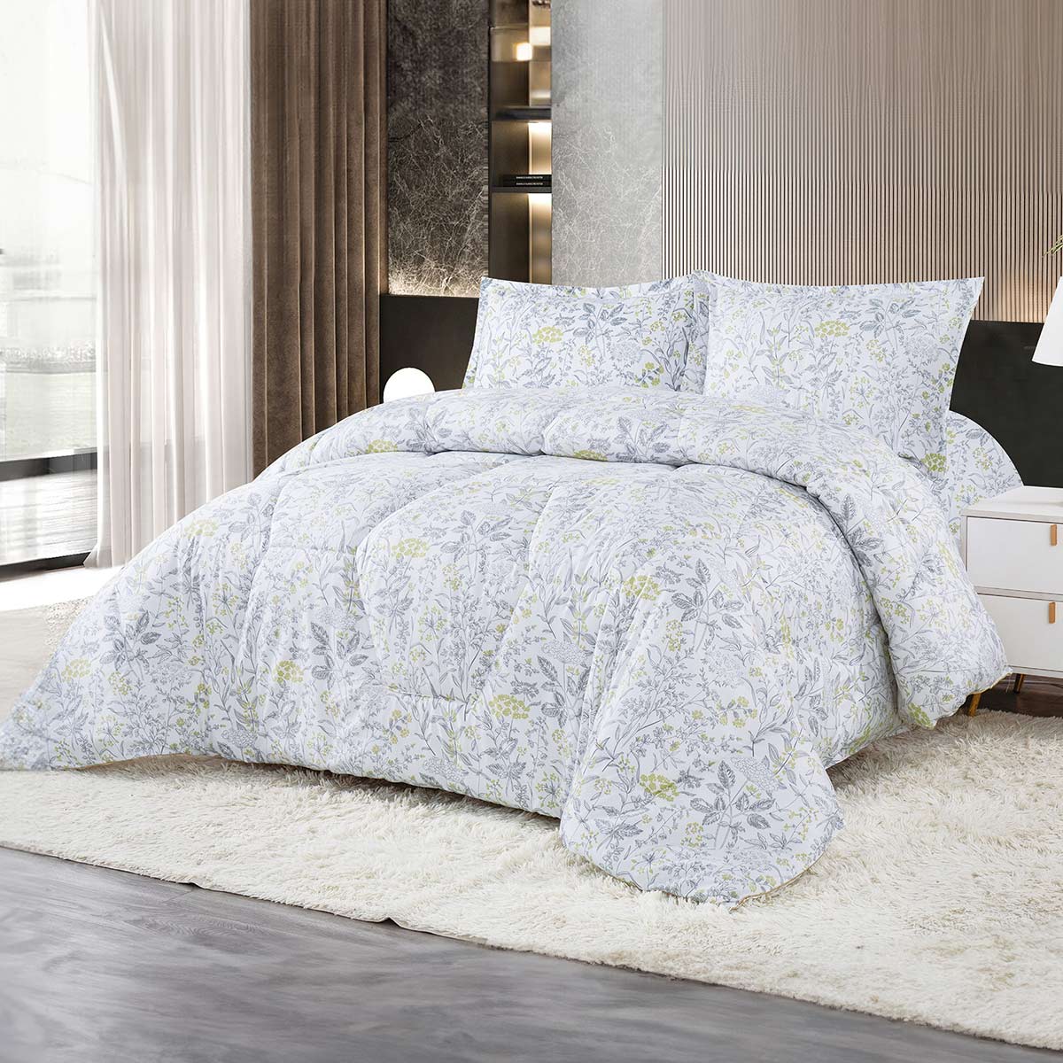 King Quilt Cover Set 3 Piece