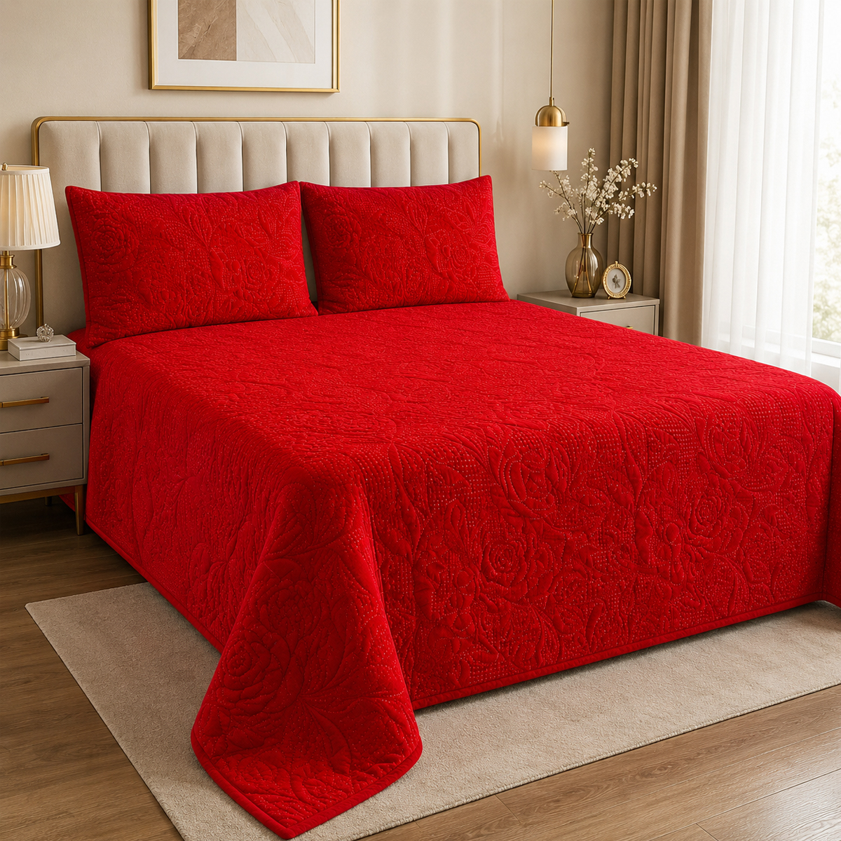 Plain Bed Cover