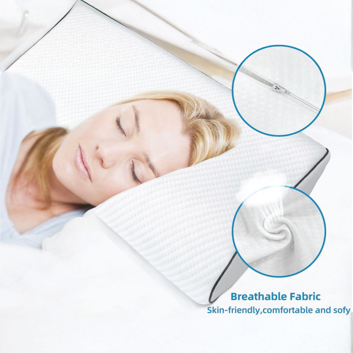 Assorted Memory Pillow 30x50cm