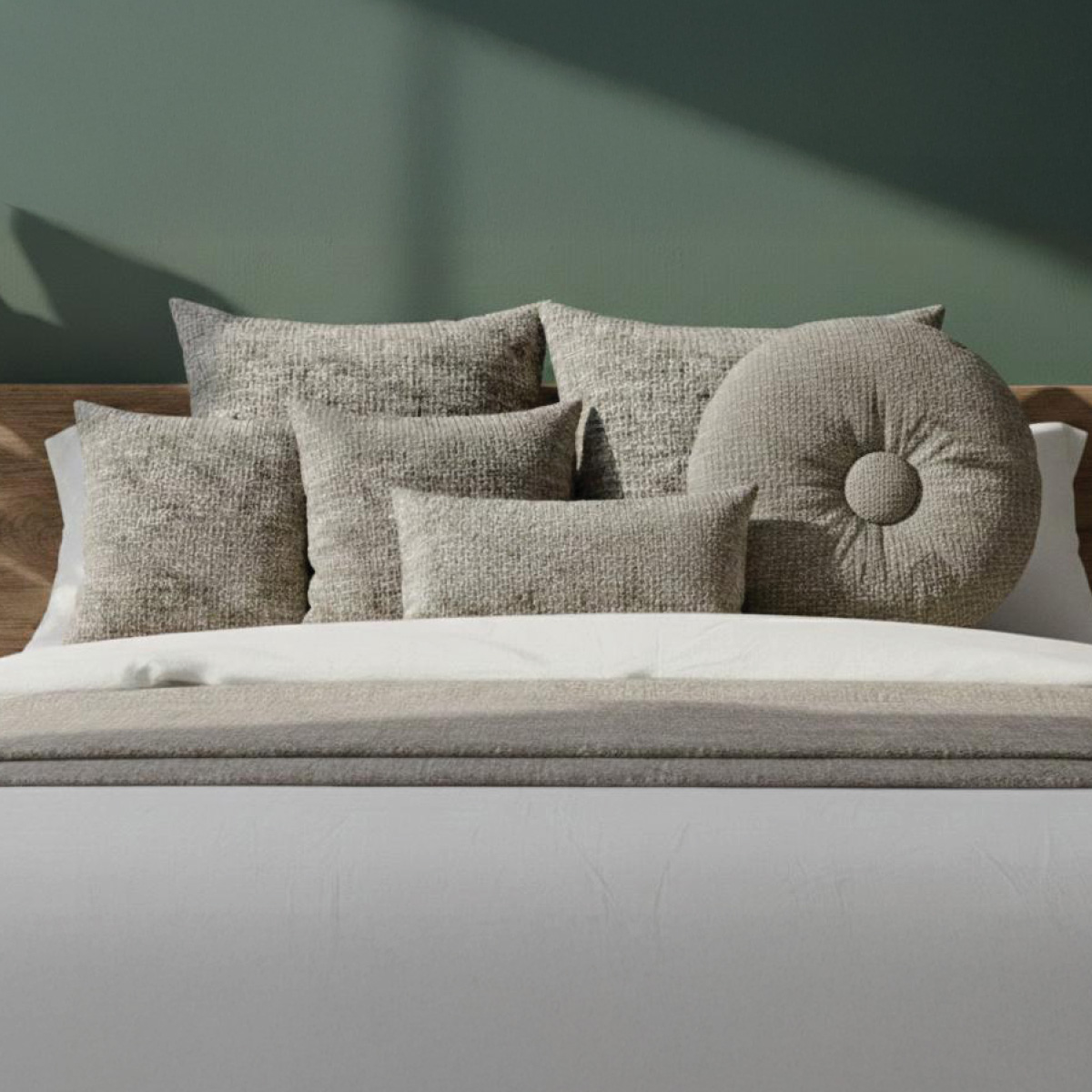 Square Jacquard Sofa Cushion