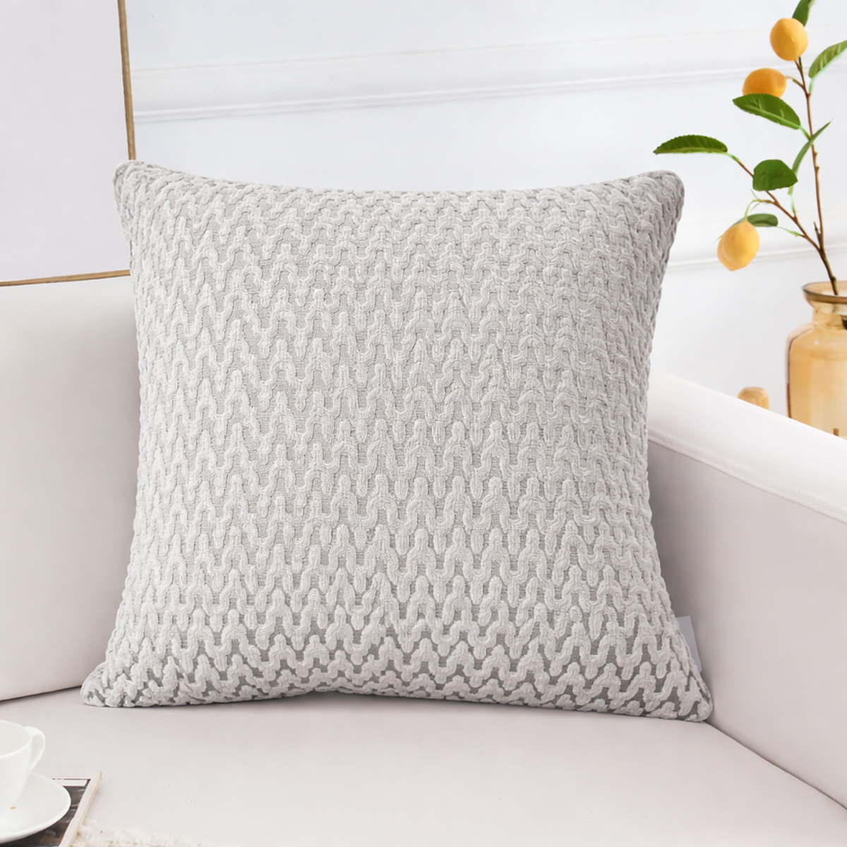 Square Velvet Sofa Cushion