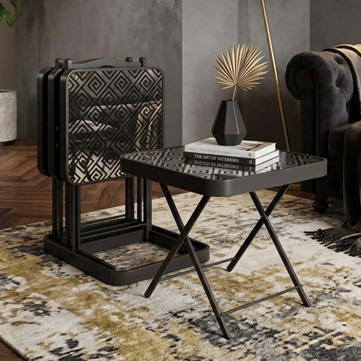 Modern Nesting Table 4 Piece