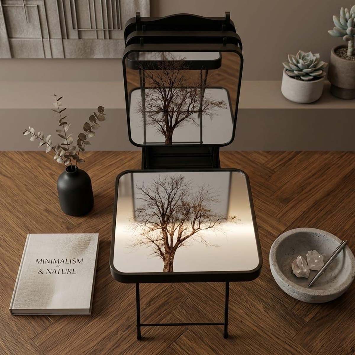 Modern Nesting Table 4 Piece