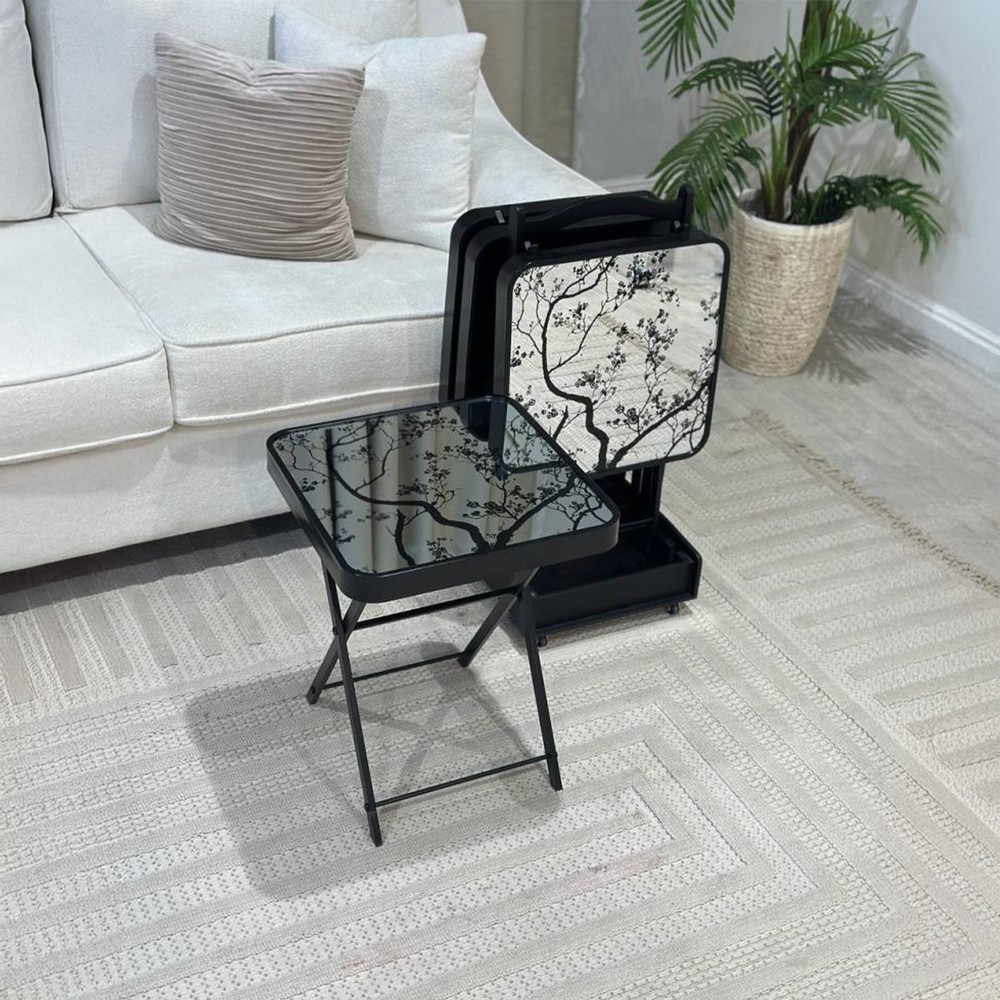 Modern Nesting Table Set 4 Piece