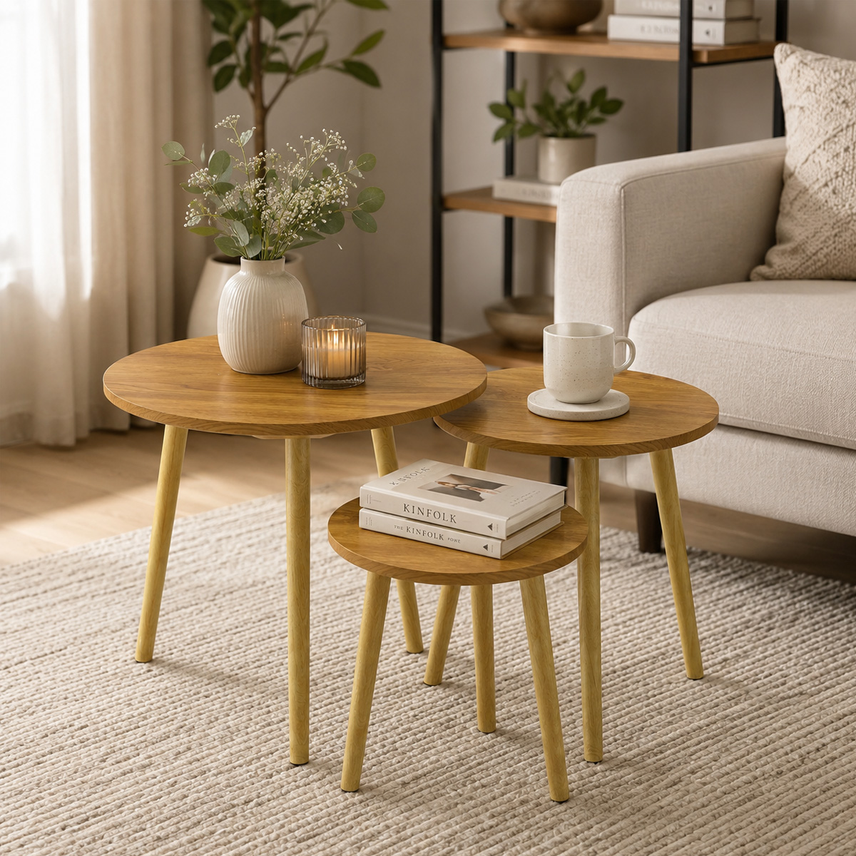 Nesting Table Set 3 Piece