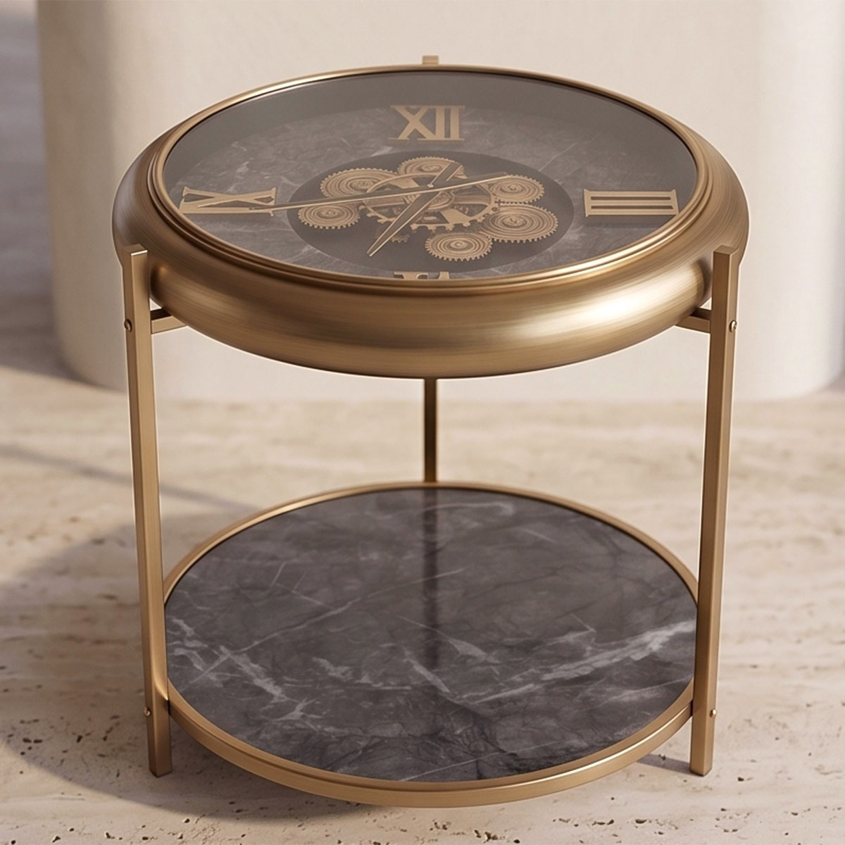 Clock Center Table