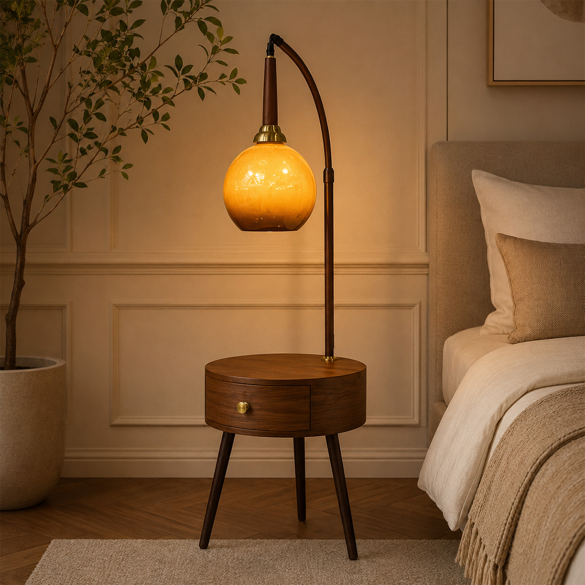 Wooden Side Table