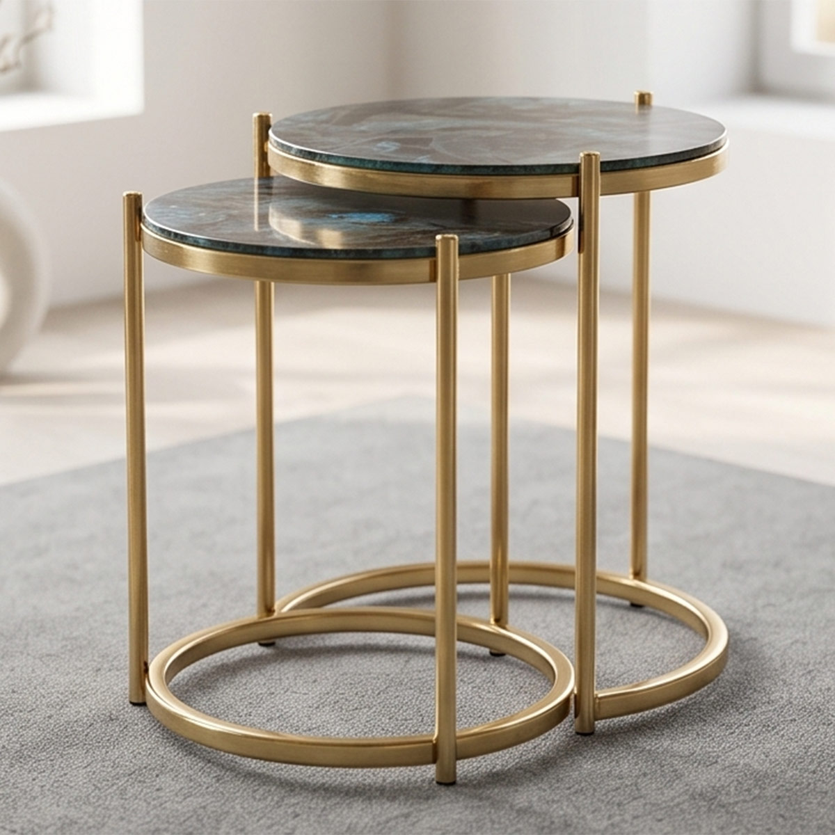 Modern Nest Table 3 Piece