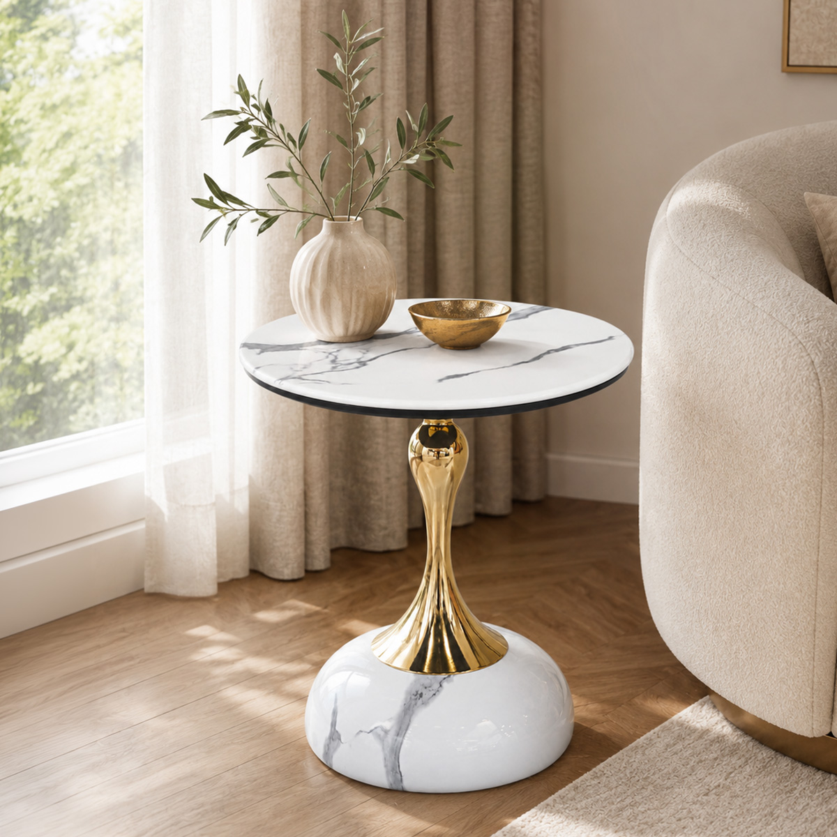 Marble Side Table